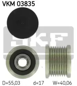 VKM 03835 SKF Механизм свободного хода генератора